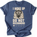 Blanket Cat T-shirt — Heather Navy
