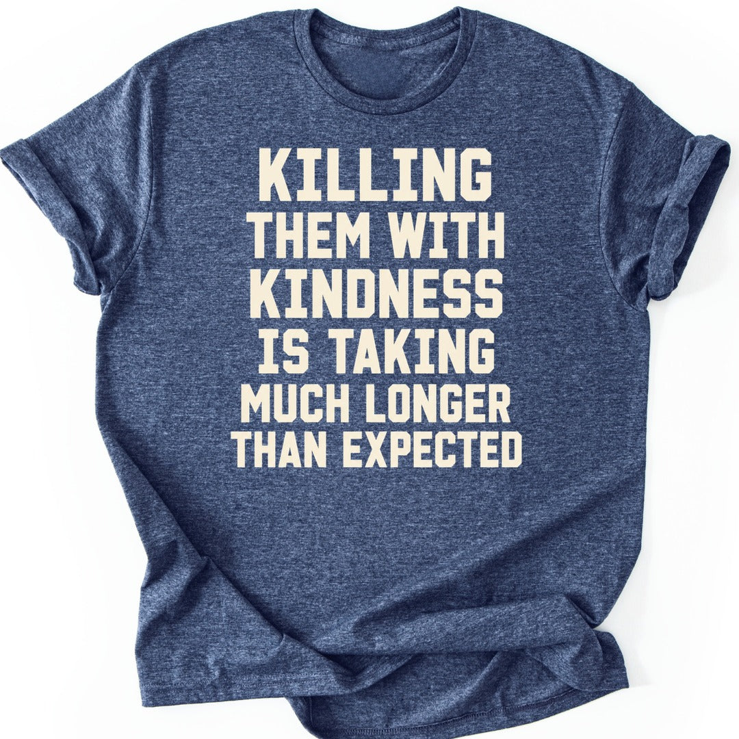 Killing Kindness T-shirt — Heather Navy