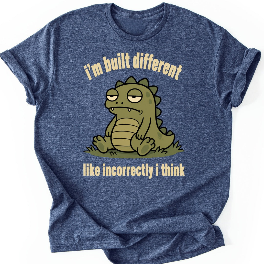 Built Different T-shirt — Heather Navy