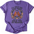 Red Cardinals T-shirt — Heather Purple
