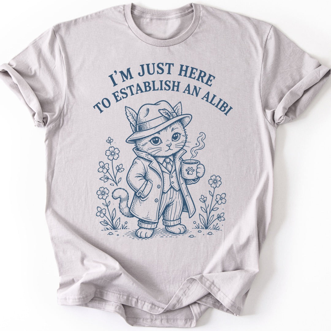 Establish Alibi T-shirt — Ice Grey