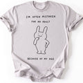 Mistaken Adult T-shirt — Ice Grey