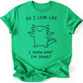 Clueless Axolotl T-shirt — Irish Green