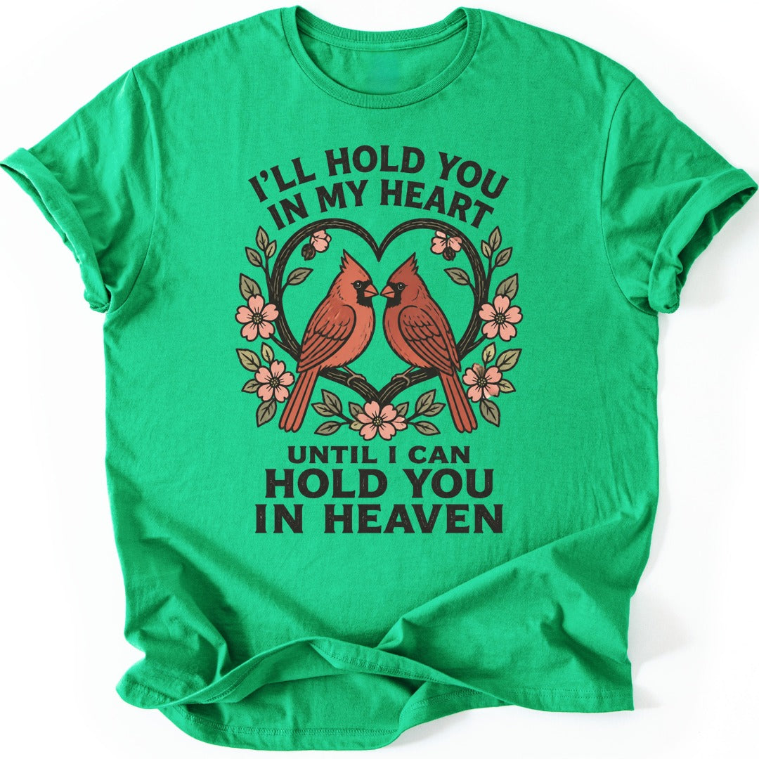 Red Cardinals T-shirt — Irish Green