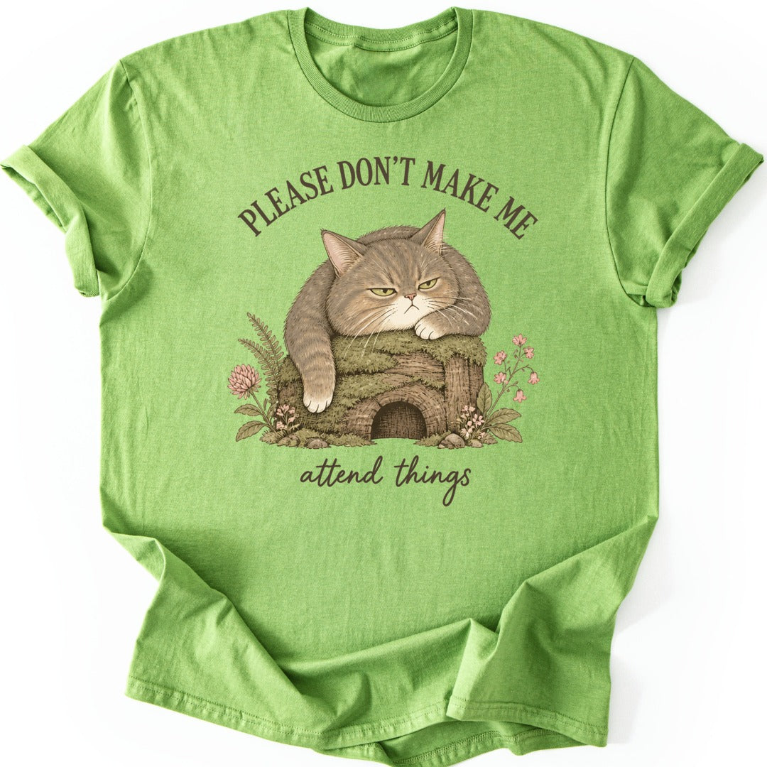 Attend Things T-shirt — Kiwi