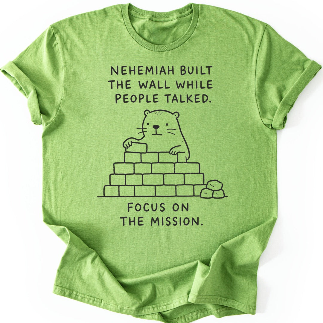 Nehemiah's Wall T-shirt — Kiwi