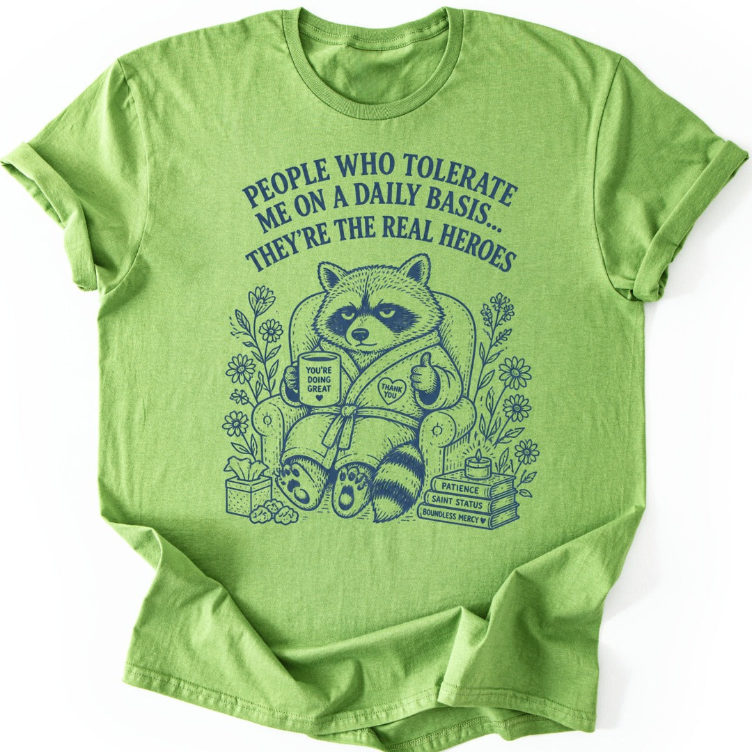 Robe Raccoon T-shirt — Kiwi