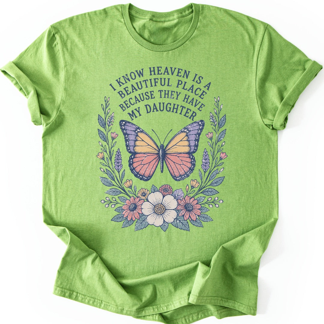 Daughter Butterfly T-shirt — Kiwi