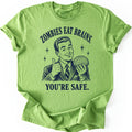 Zombie Brains T-shirt — Kiwi