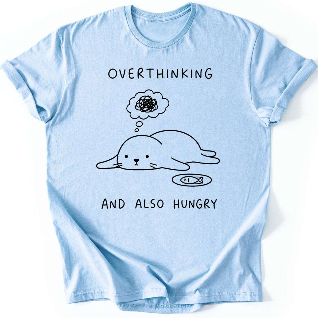 Hungry Seal T-shirt — Light Blue