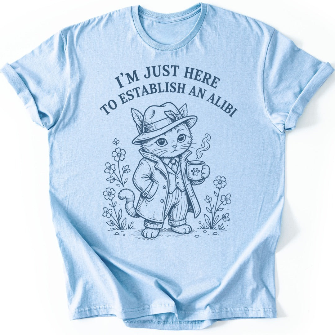 Establish Alibi T-shirt — Light Blue