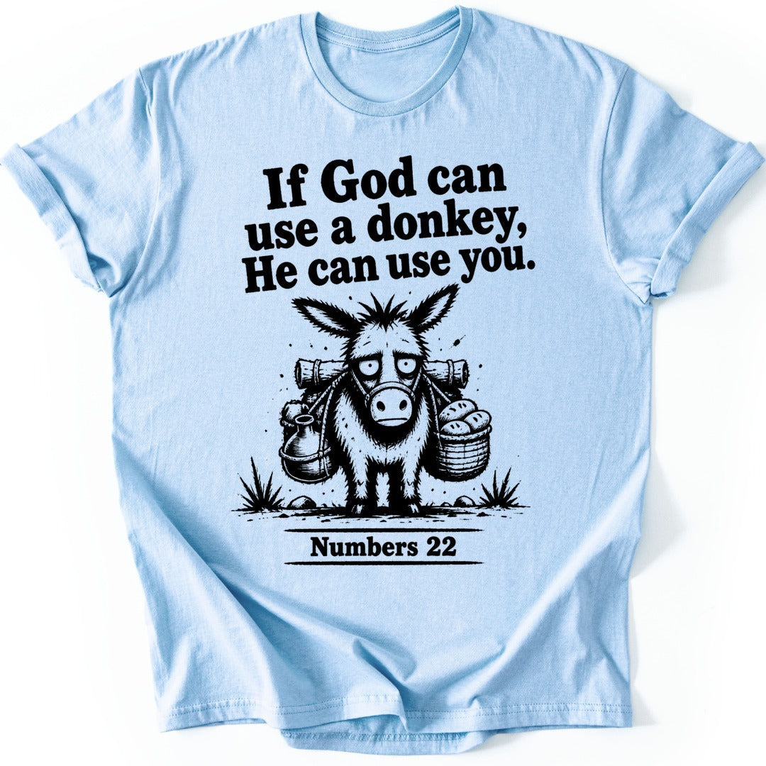 Useful Donkey T-shirt — Light Blue