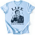 Morning Coffee T-shirt — Light Blue