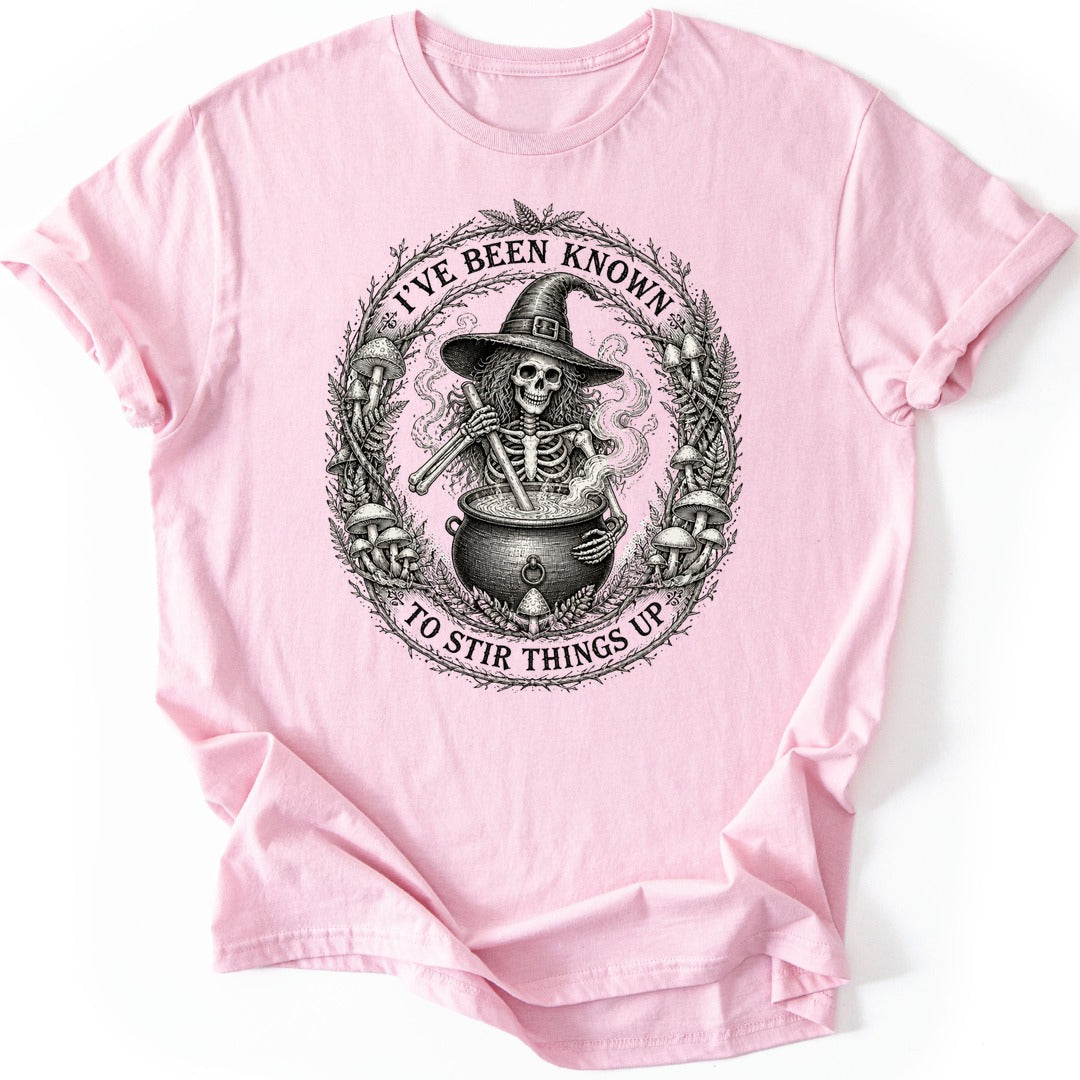 Witch's Brew T-shirt — Light Pink