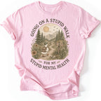 Stupid Walk T-shirt — Light Pink