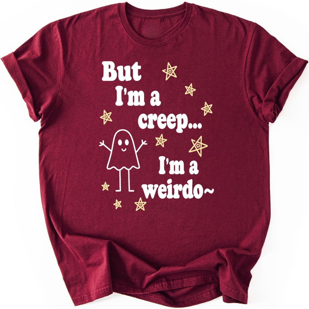 Weirdo Ghost T-shirt — Maroon