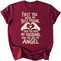 Best Friend Angel T-shirt — Maroon