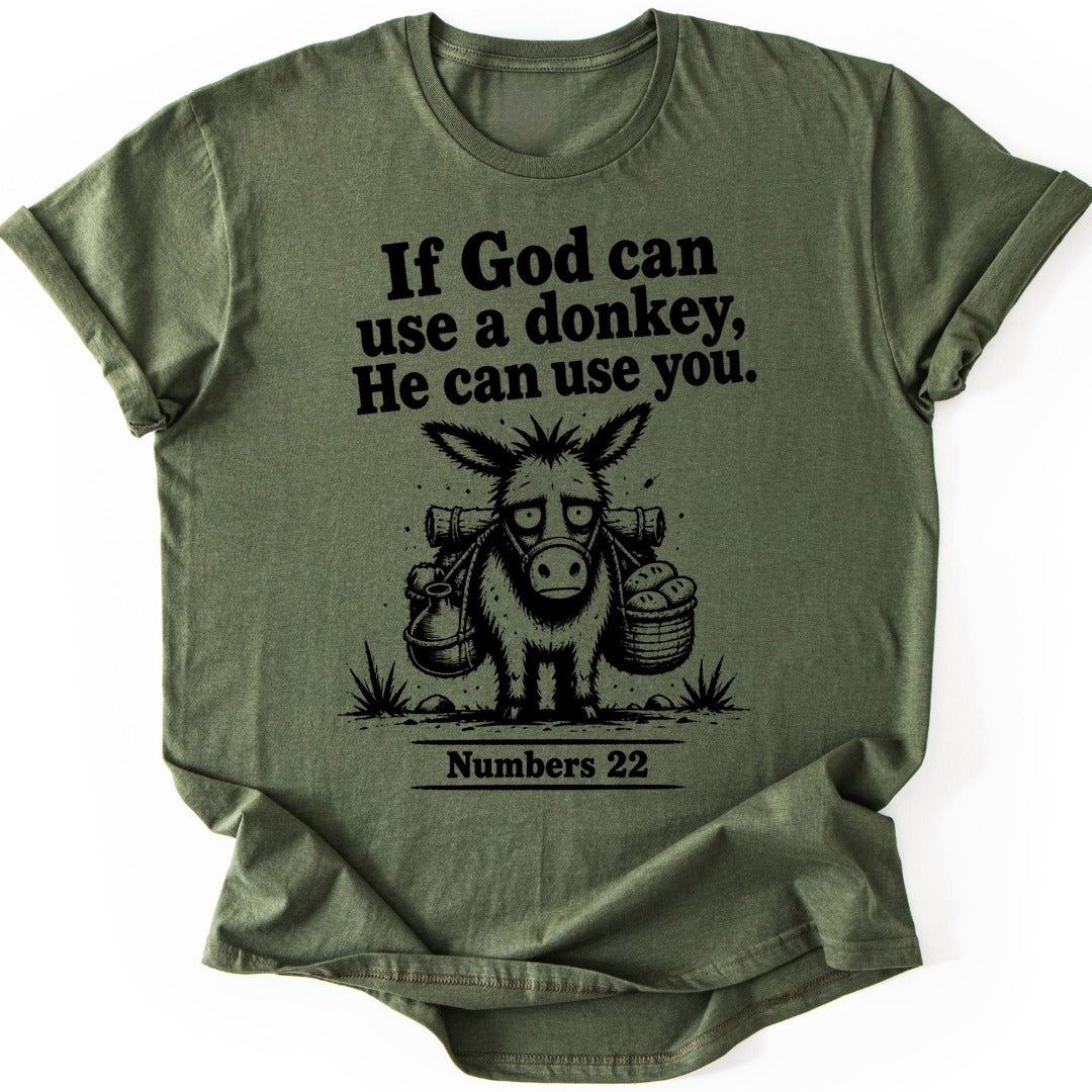 Useful Donkey T-shirt — Military Green