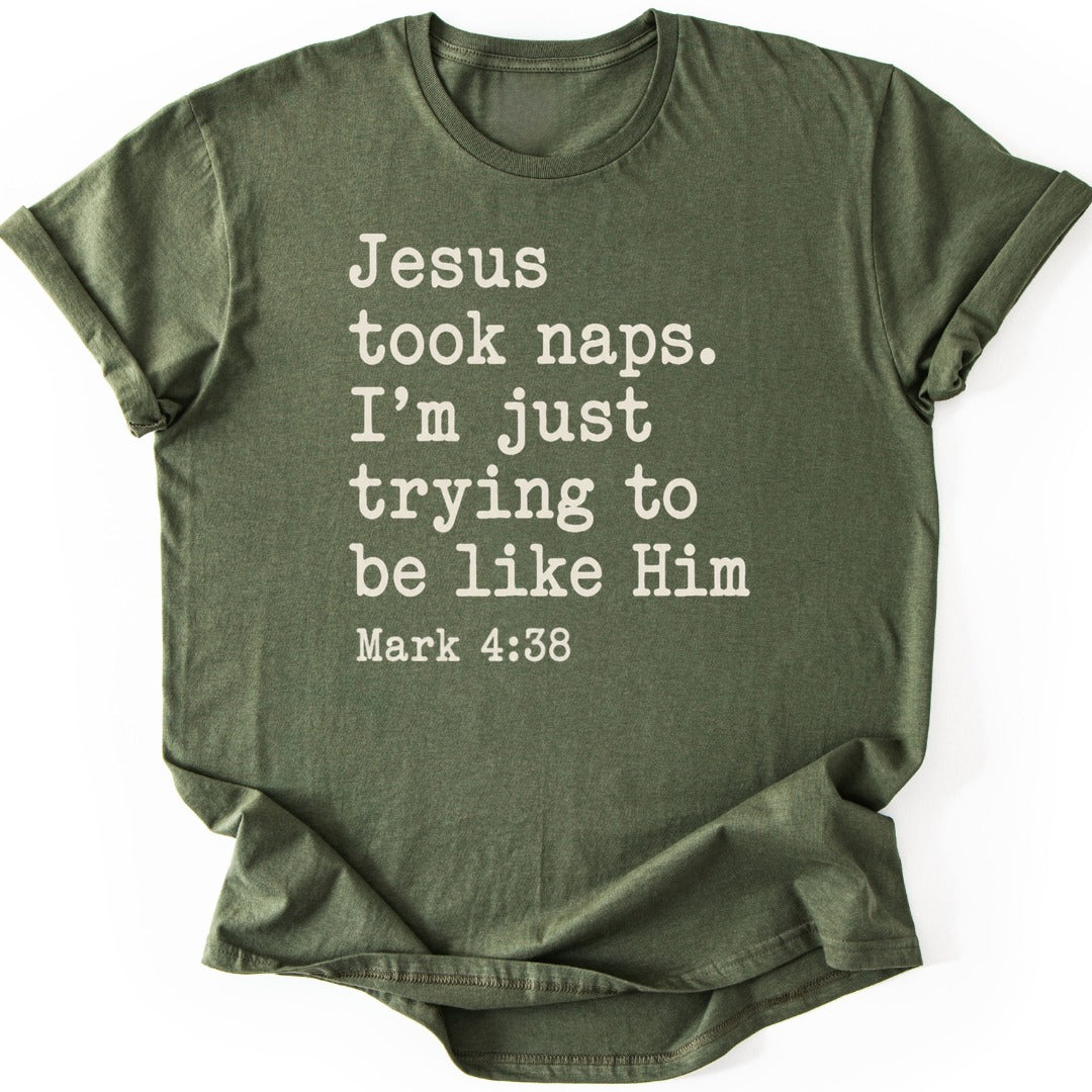 Holy Naps T-shirt — Military Green