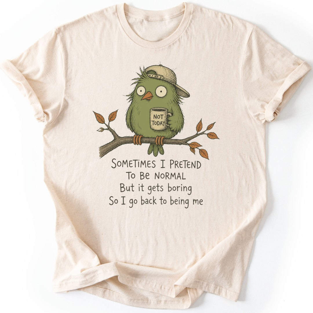 Normal Bird T-shirt — Natural