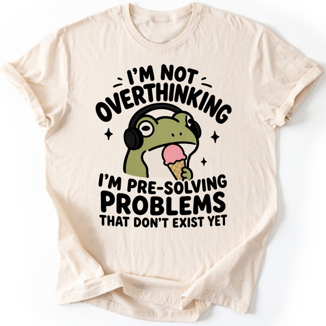 Ice Cream Frog T-shirt — Natural