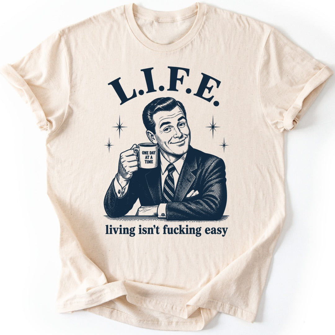 Morning Coffee T-shirt — Natural