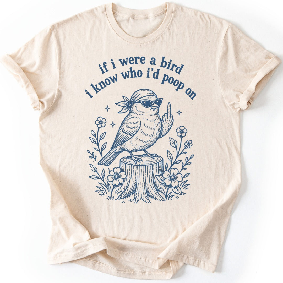 Rebel Bird T-shirt — Natural