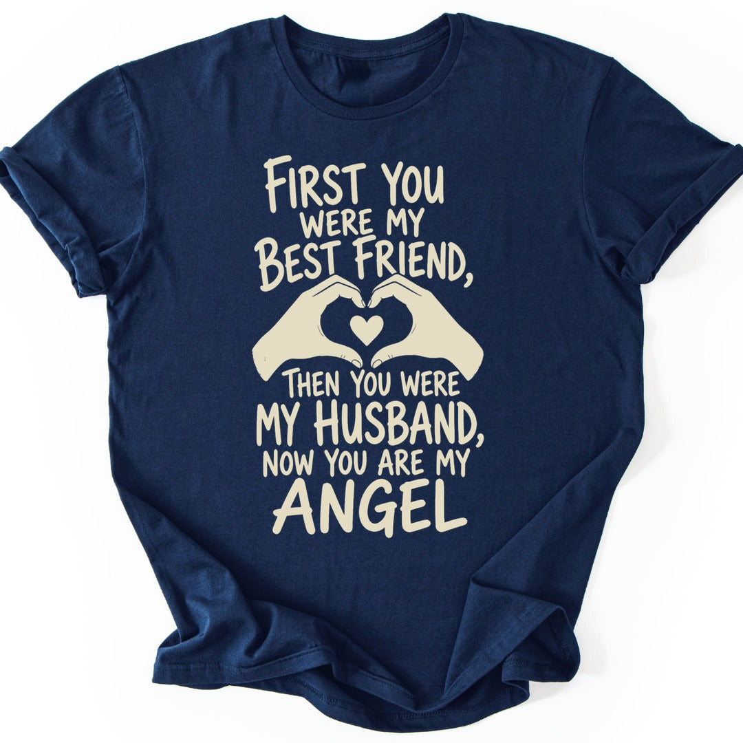 Best Friend Angel T-shirt — Navy