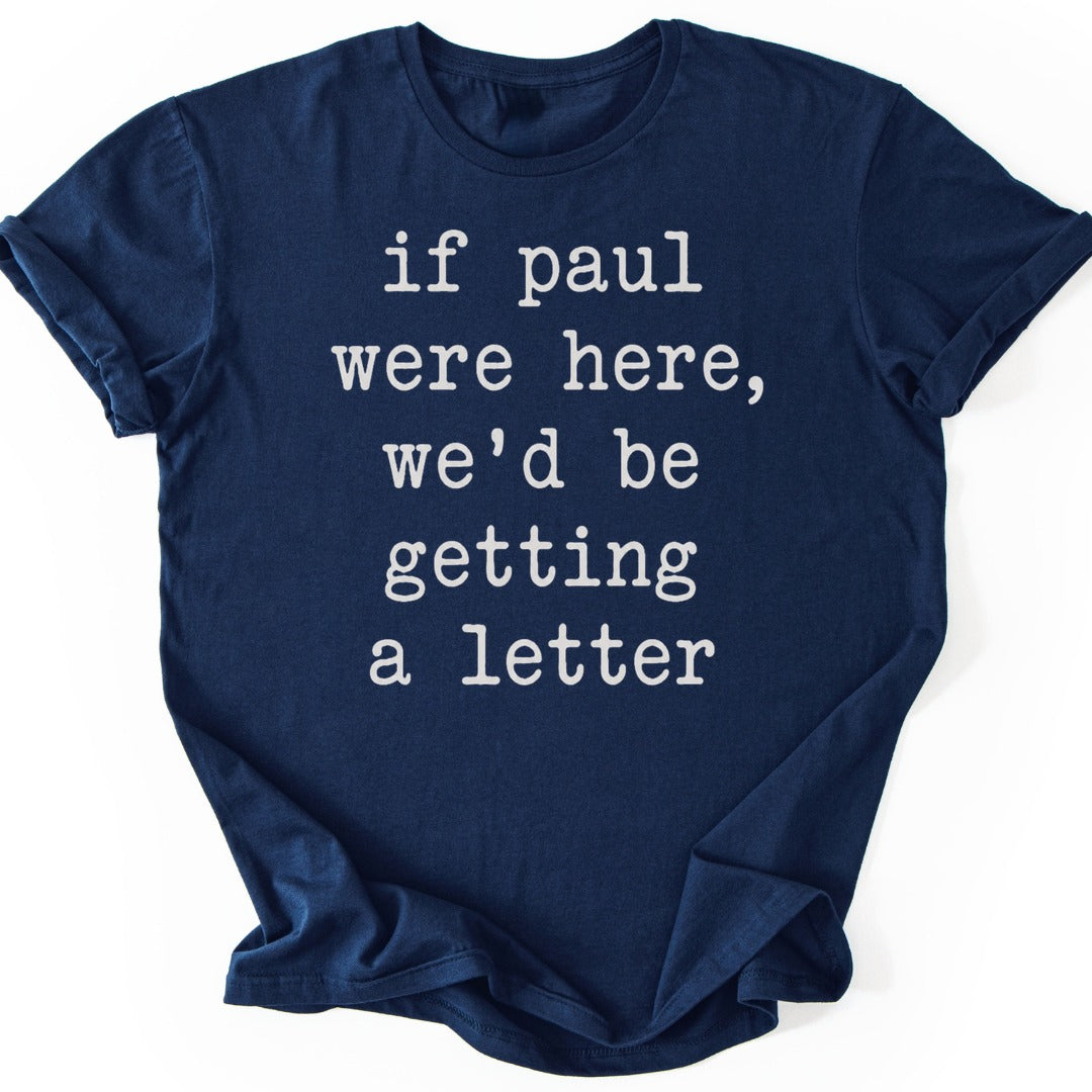 Paul's Letter T-shirt — Navy