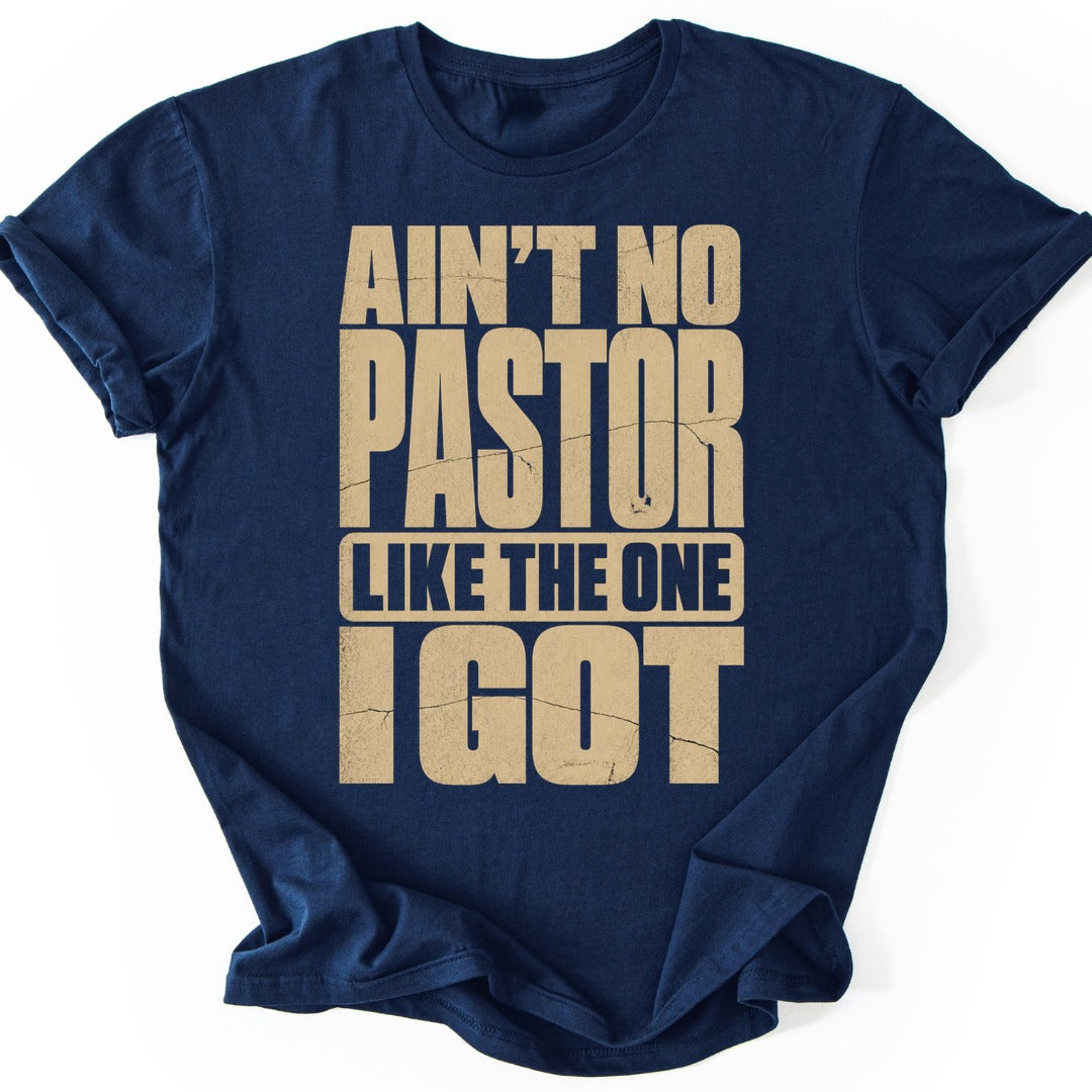 Best Pastor T-shirt — Navy