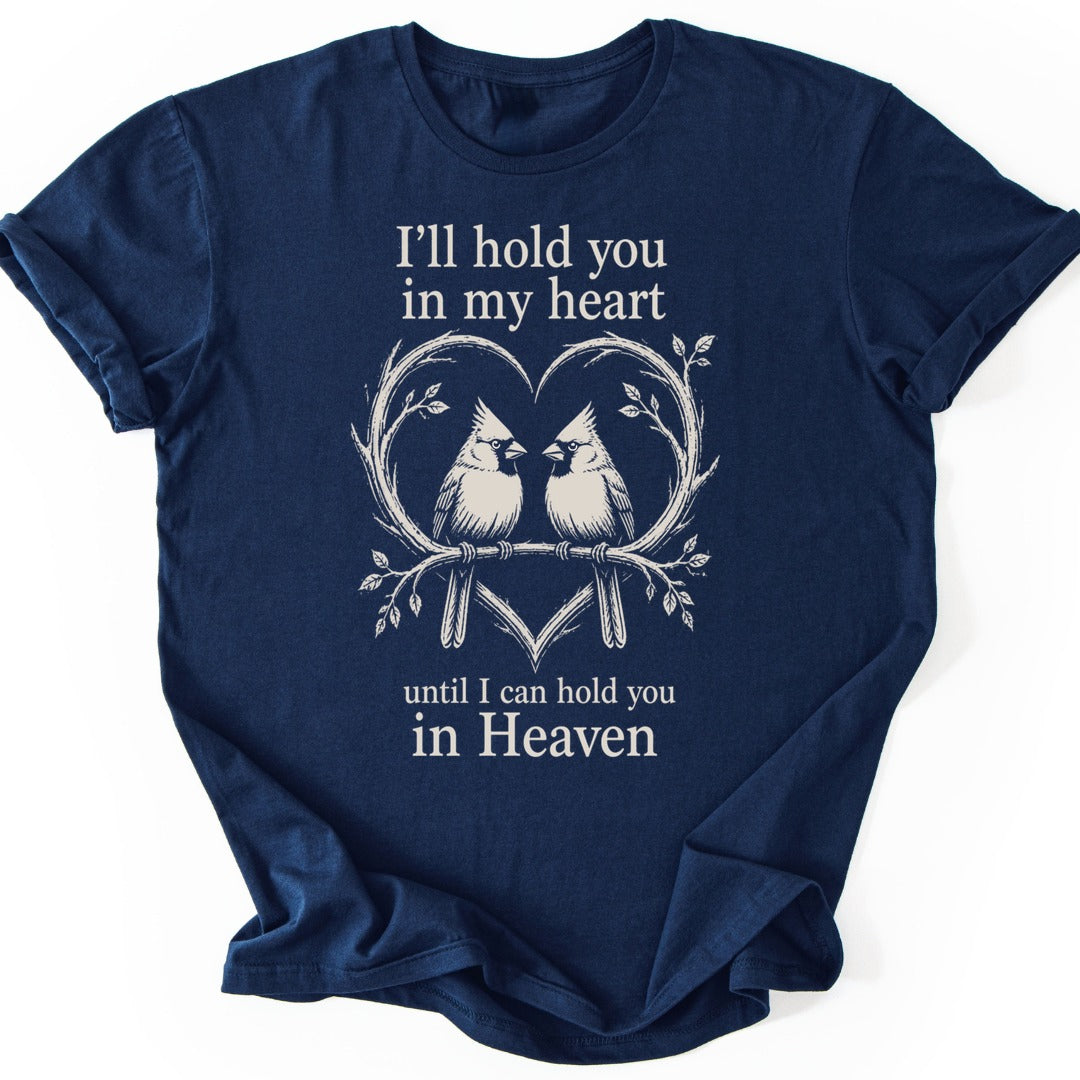 Cardinal Heart T-shirt — Navy