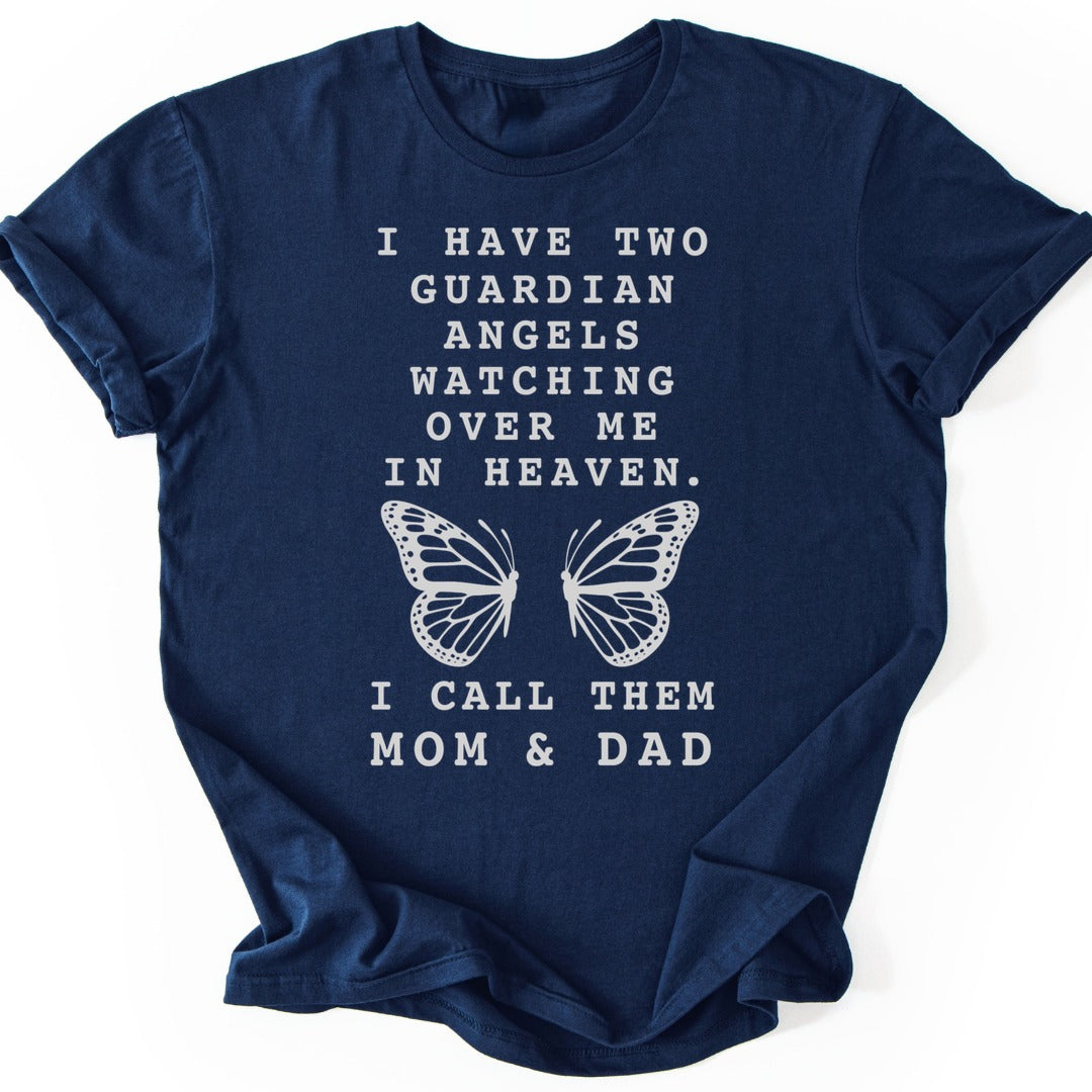 Butterfly Parents T-shirt — Navy