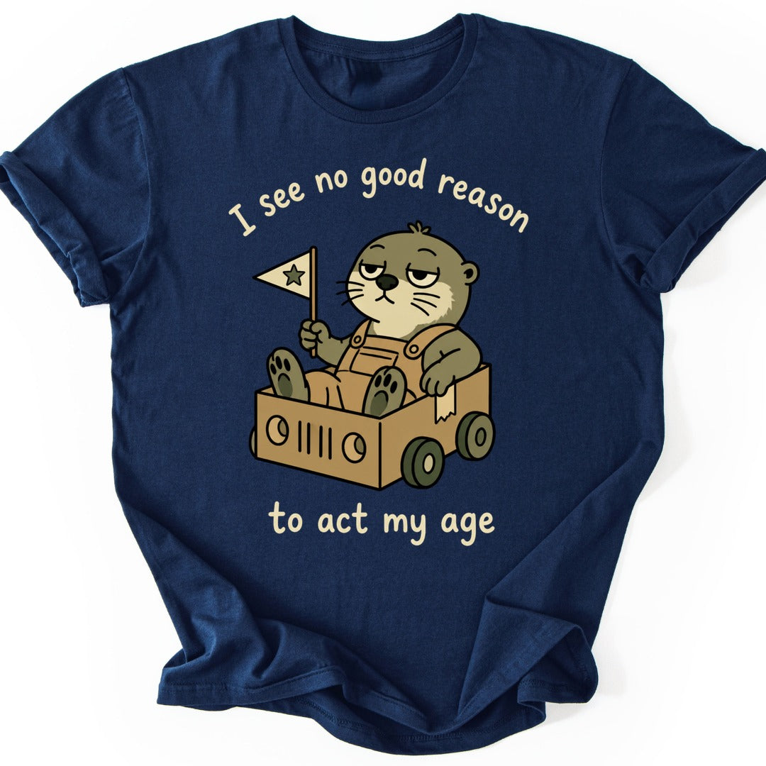 Otter Go-Kart T-shirt — Navy