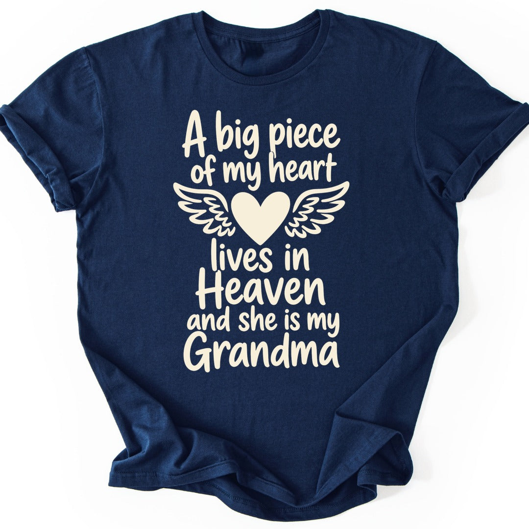 Grandma Heaven T-shirt — Navy