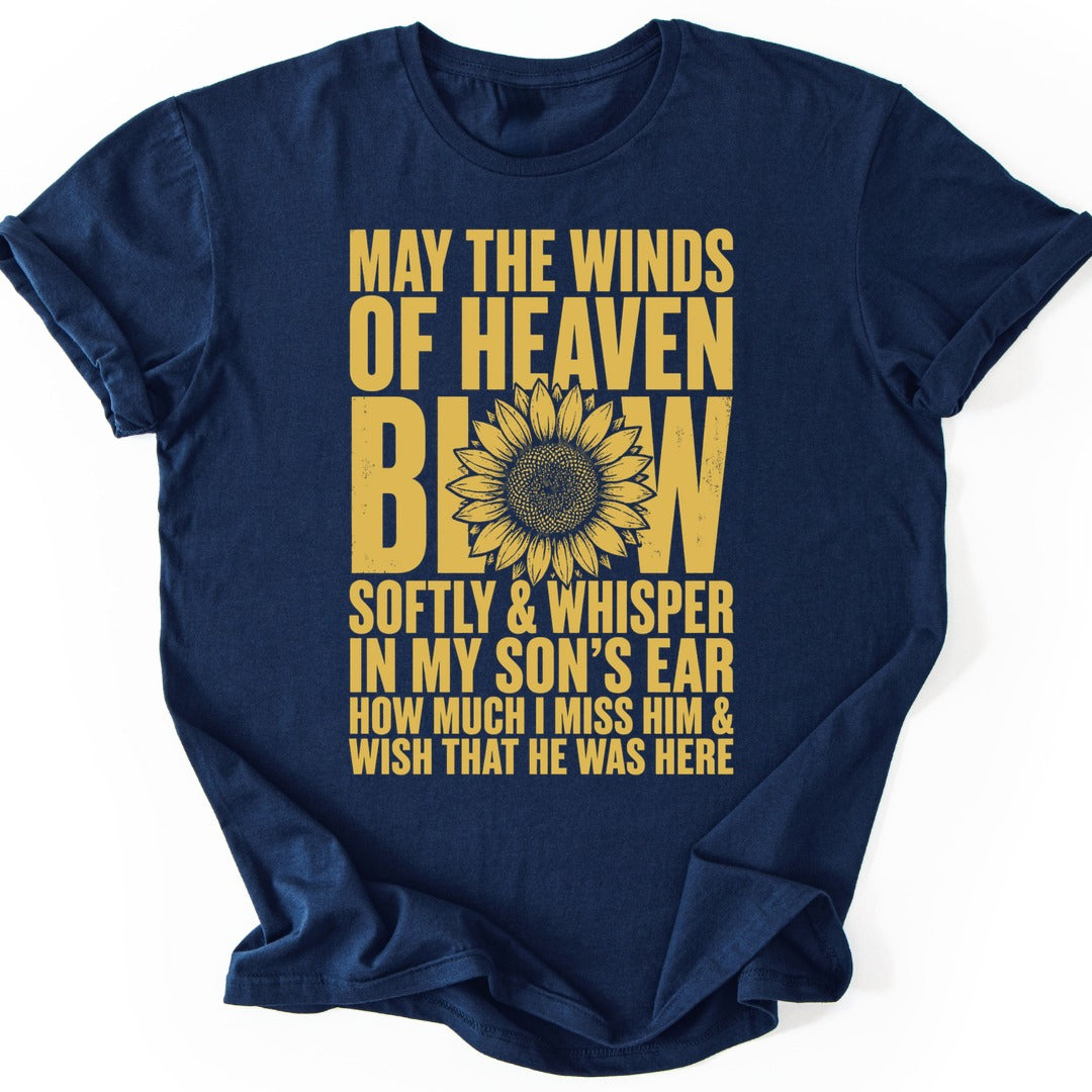 Sunflower Winds T-shirt — Navy