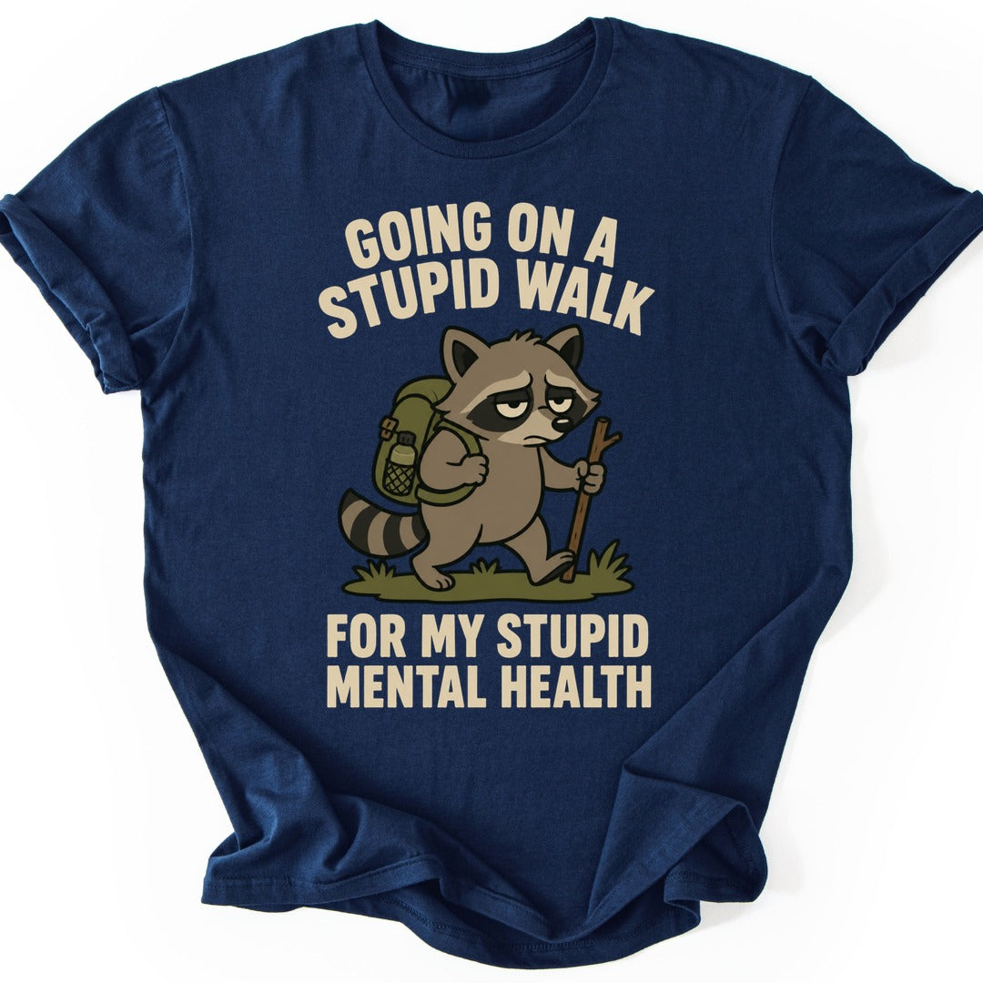 Raccoon Hike T-shirt — Navy