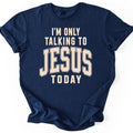 Talking To Jesus T-shirt — Navy