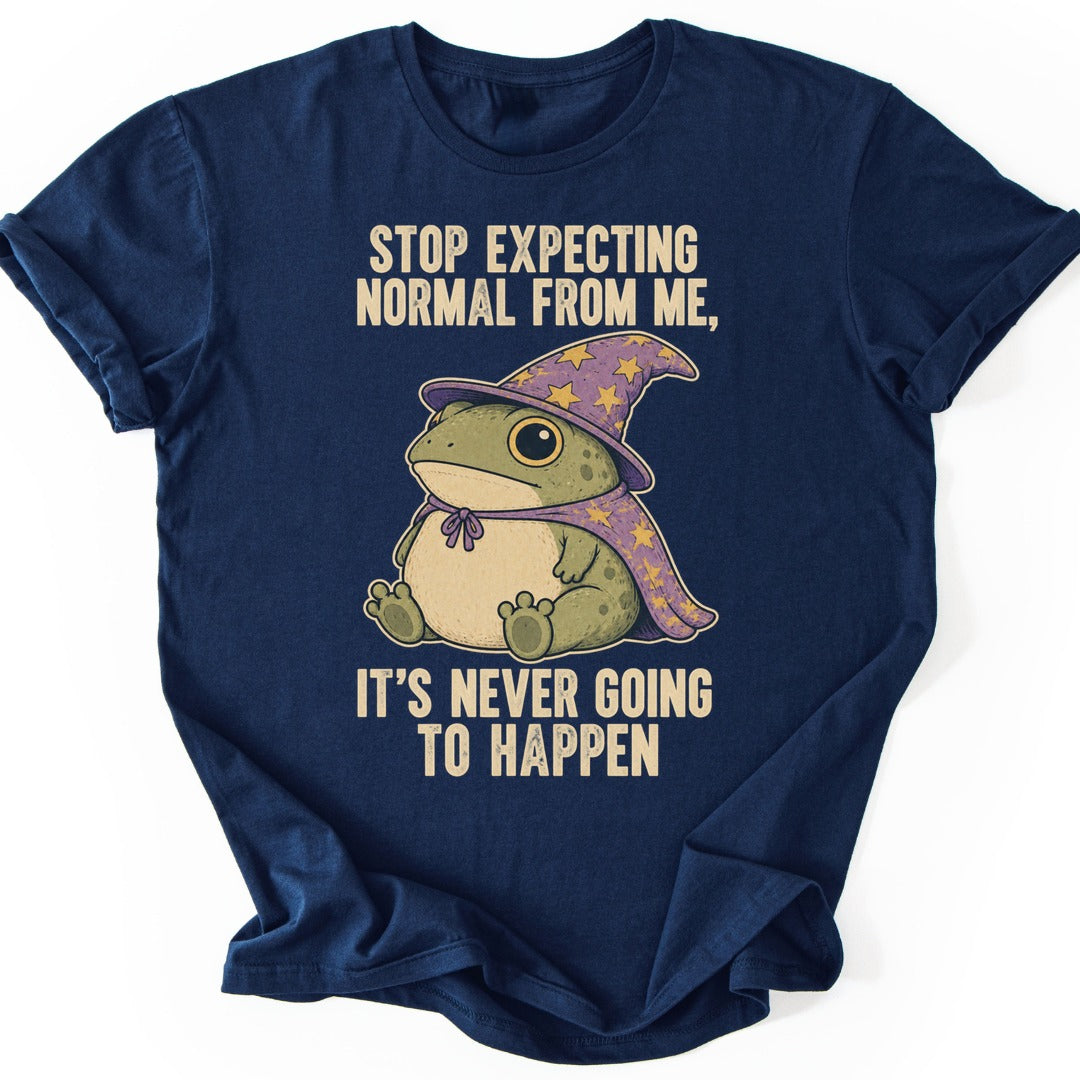Never Normal Toad T-shirt — Navy