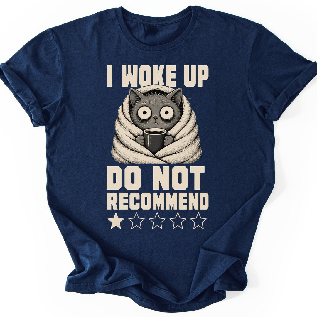 Blanket Cat T-shirt — Navy