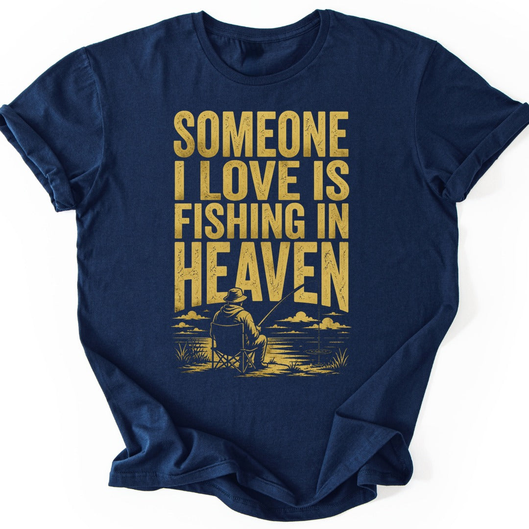 Fishing Heaven T-shirt — Navy