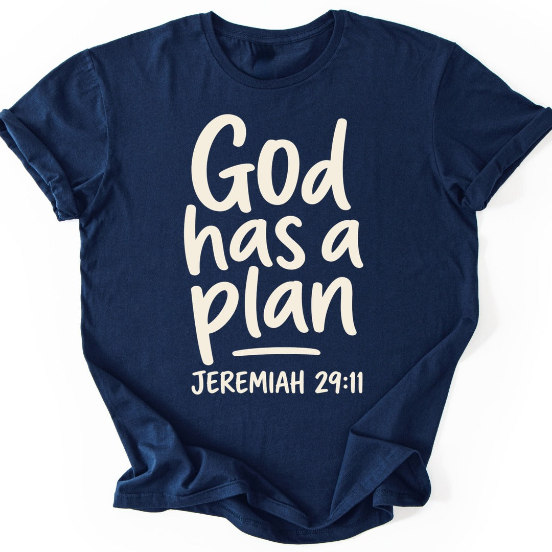 God's Plan T-shirt — Navy