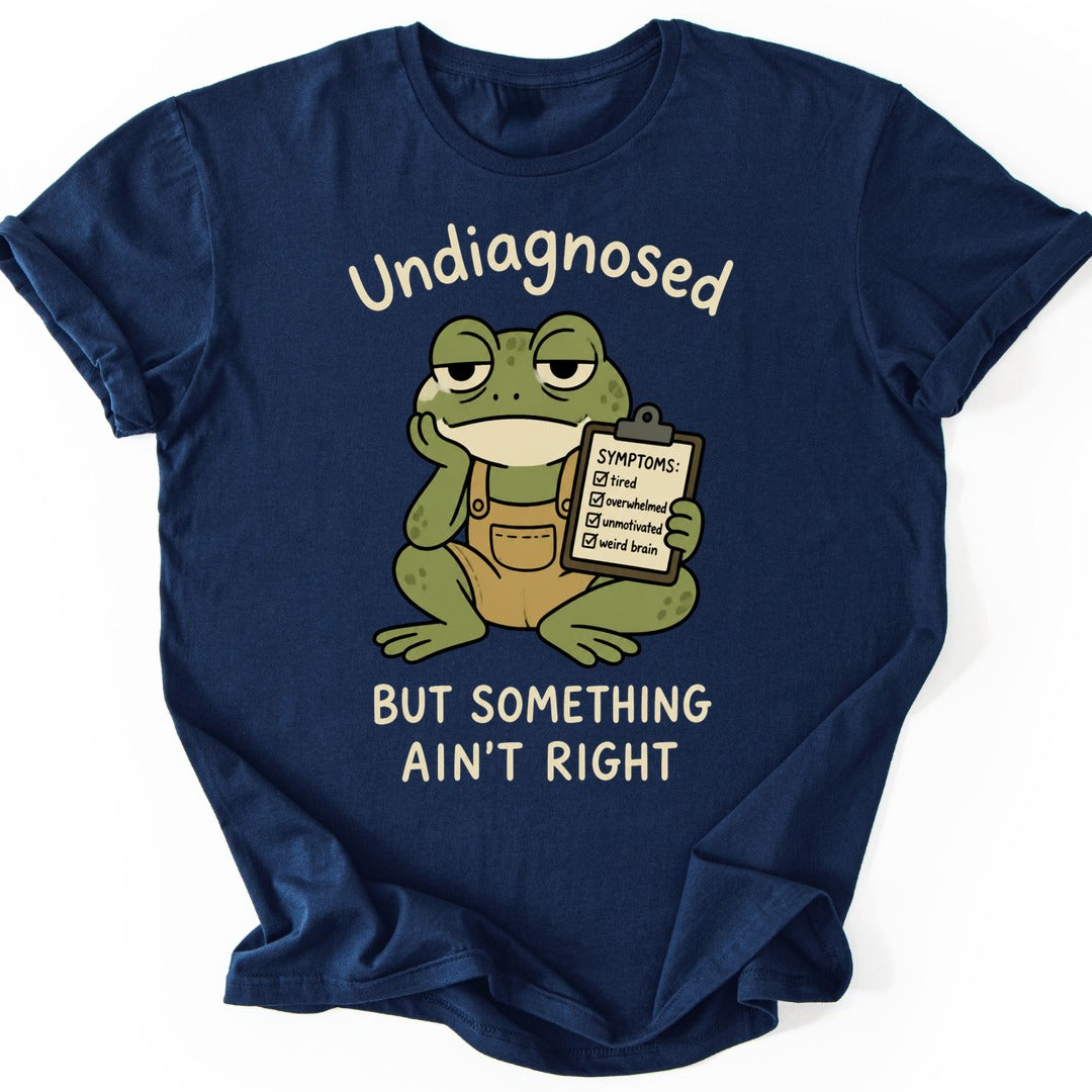 Undiagnosed Frog T-shirt — Navy
