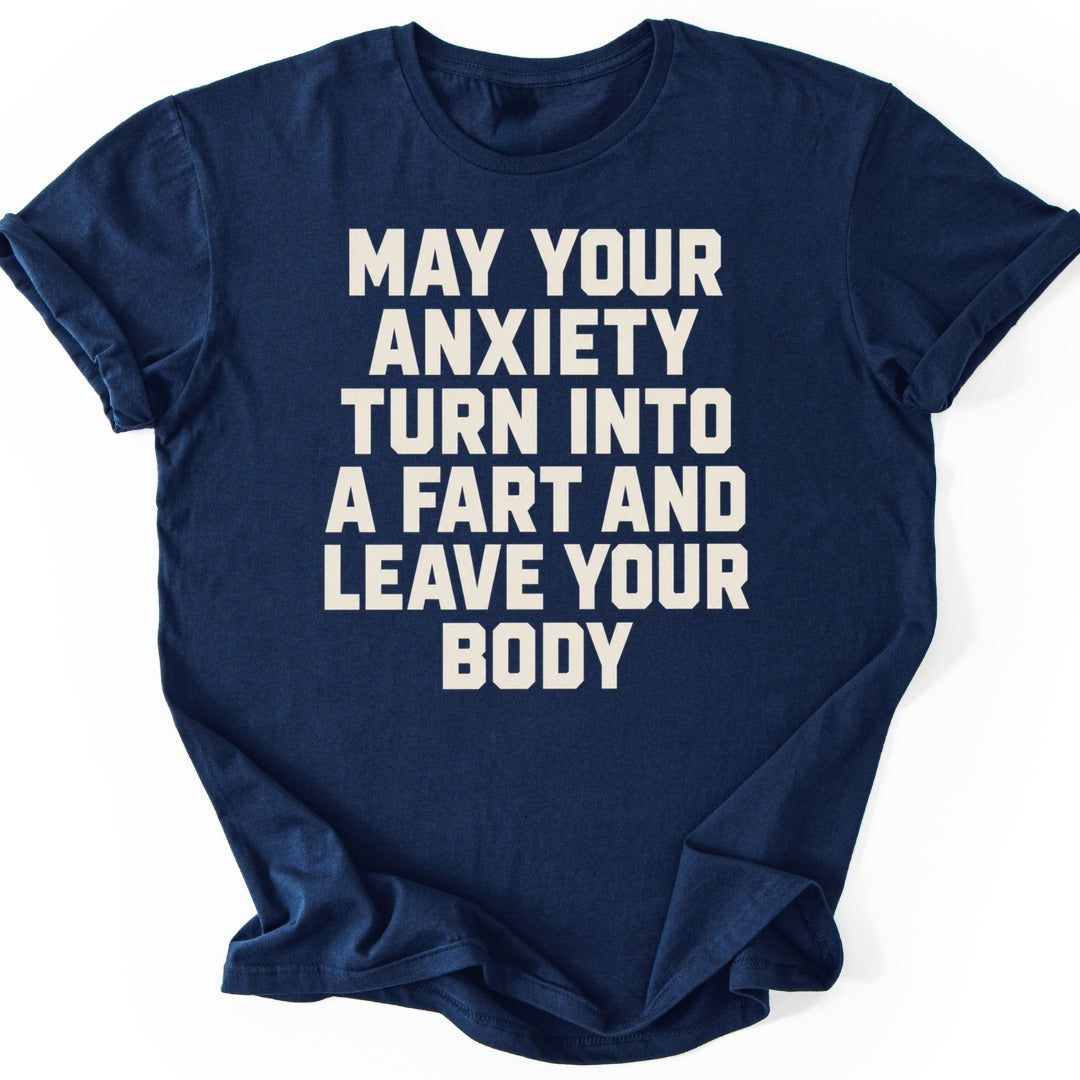 Anxiety Wish T-shirt — Navy