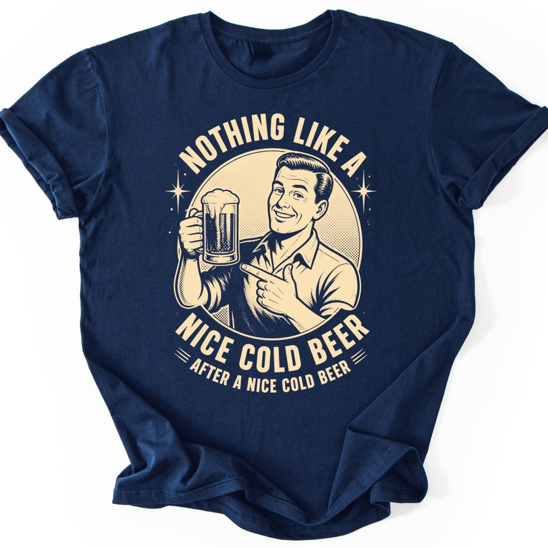 Cold Beer T-shirt — Navy