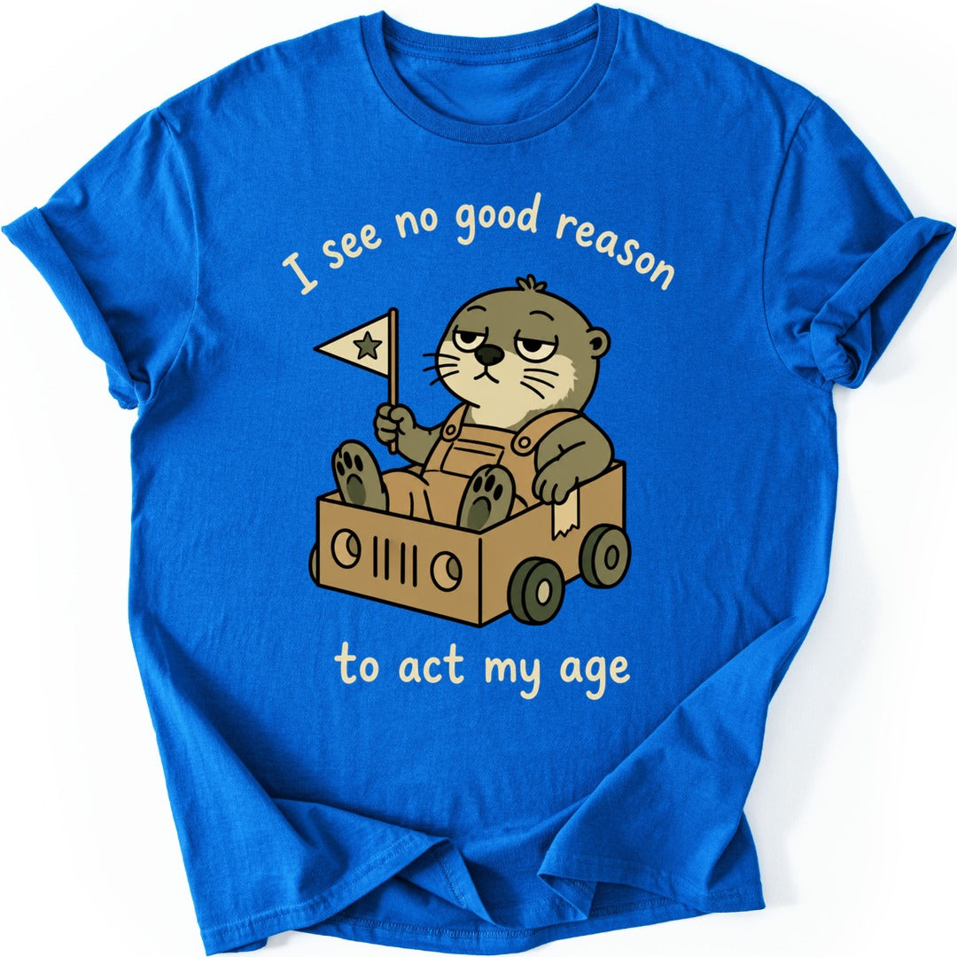 Otter Go-Kart T-shirt — Royal