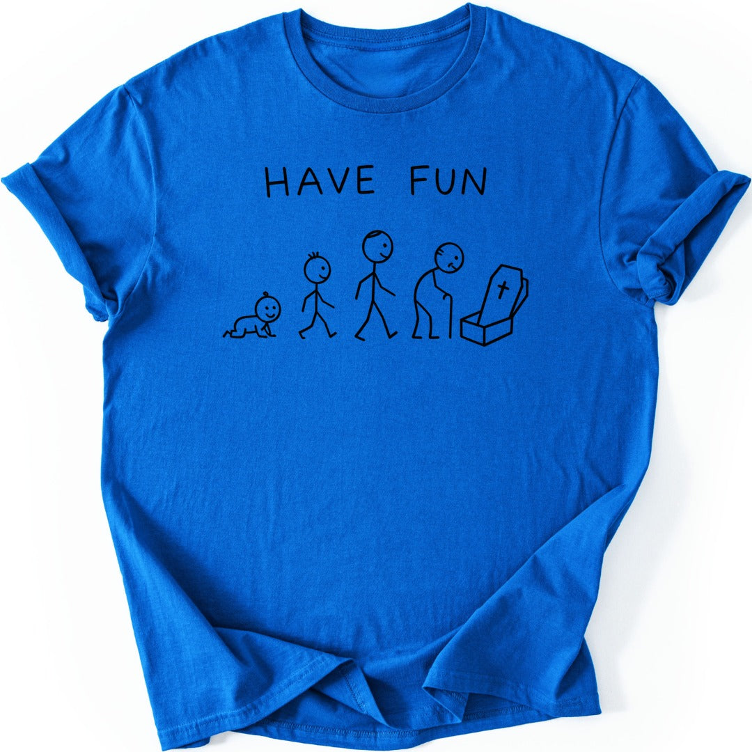 Life Stages T-shirt — Royal