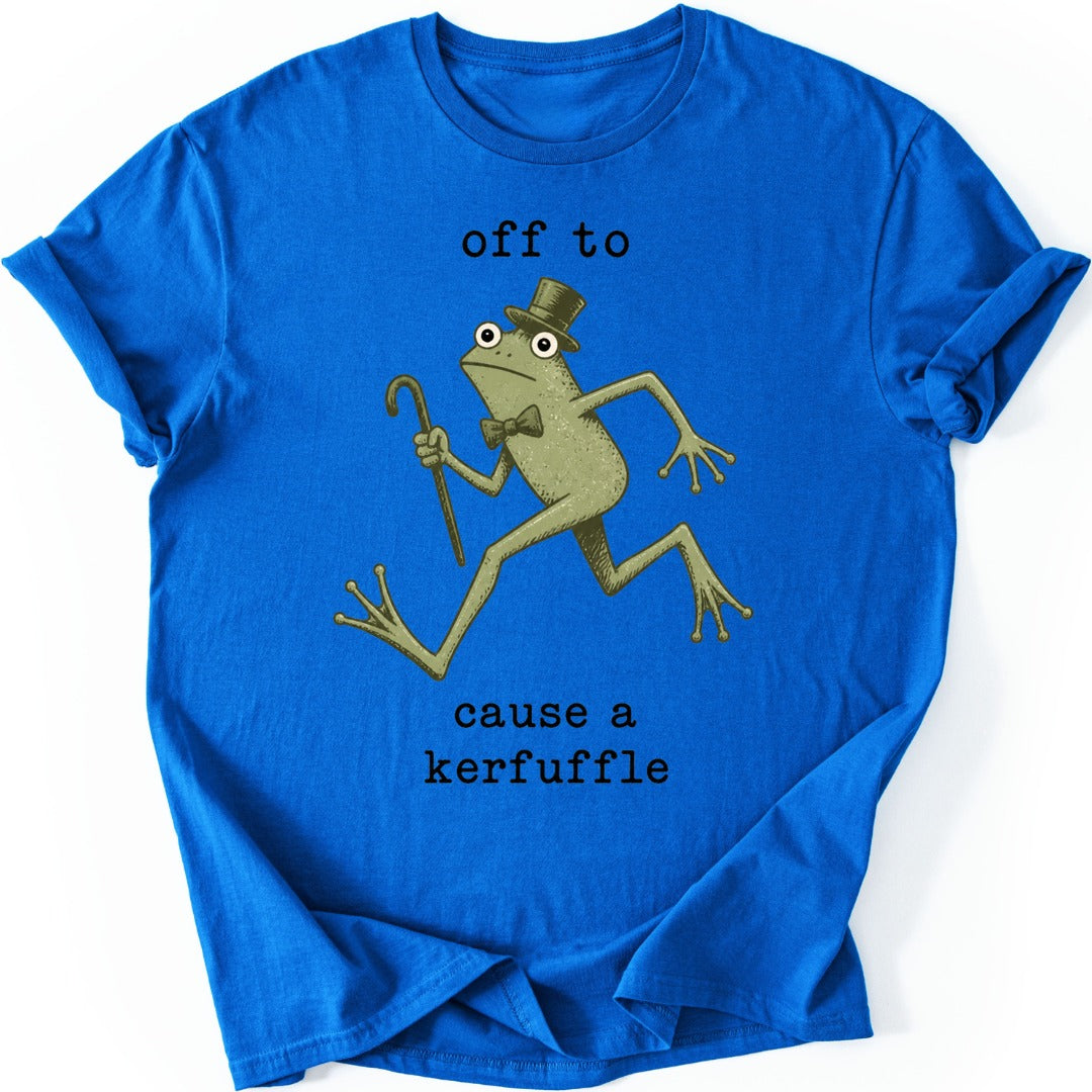Dapper Frog T-shirt — Royal