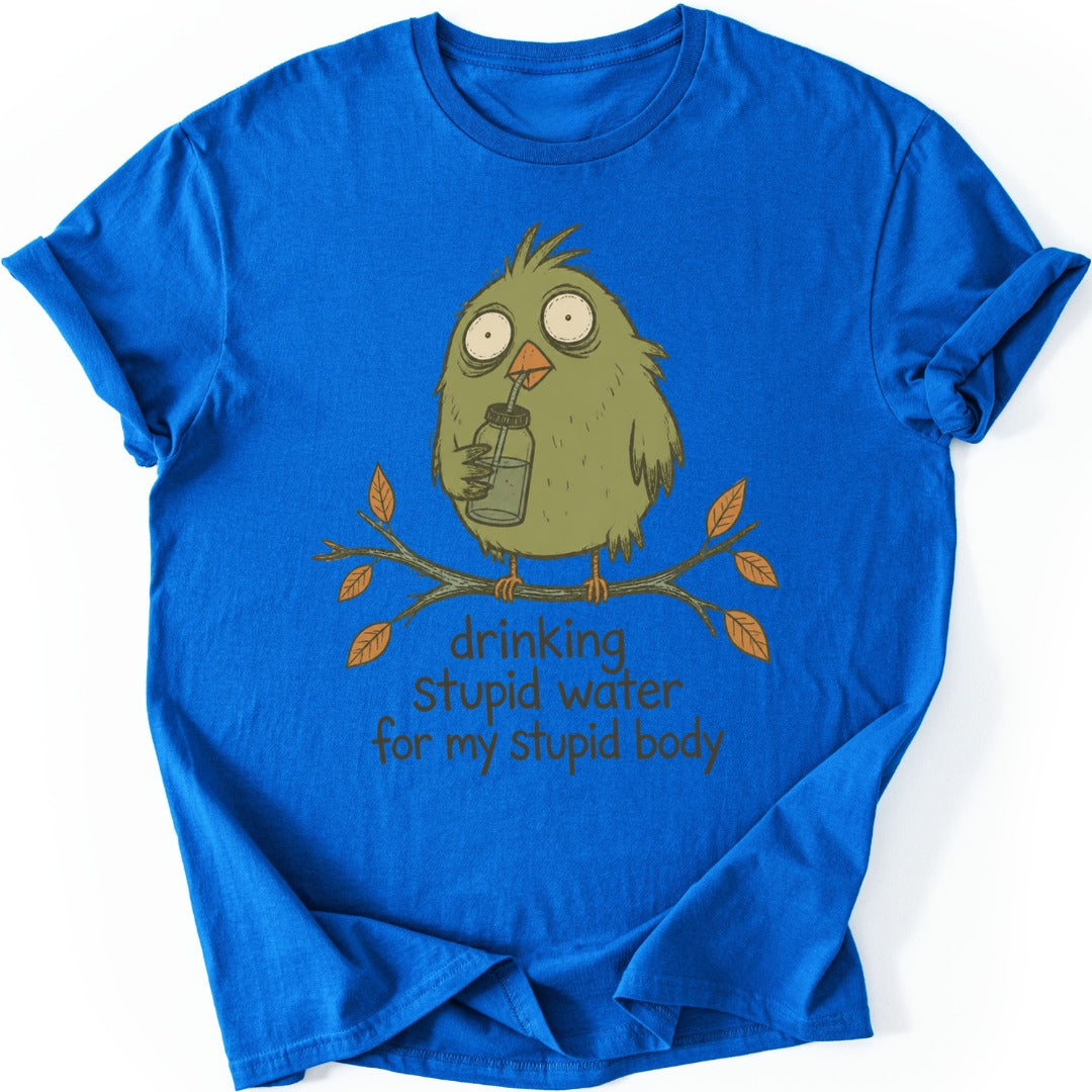Hydrating Bird T-shirt — Royal
