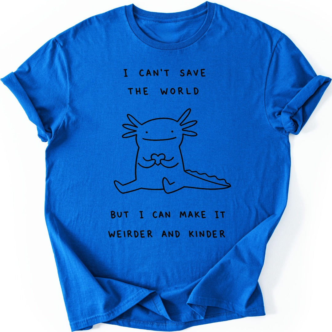 Weird Axolotl T-shirt — Royal
