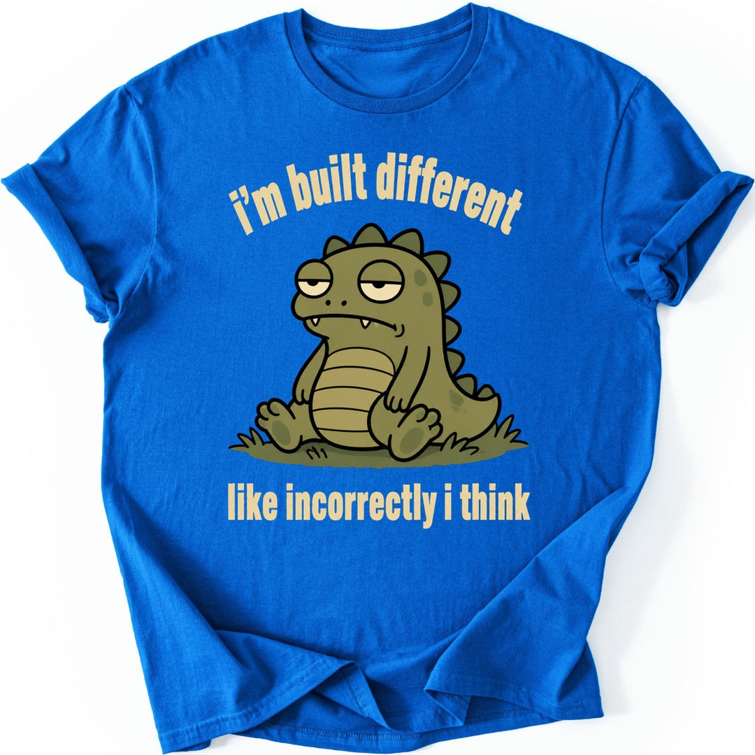 Built Different T-shirt — Royal